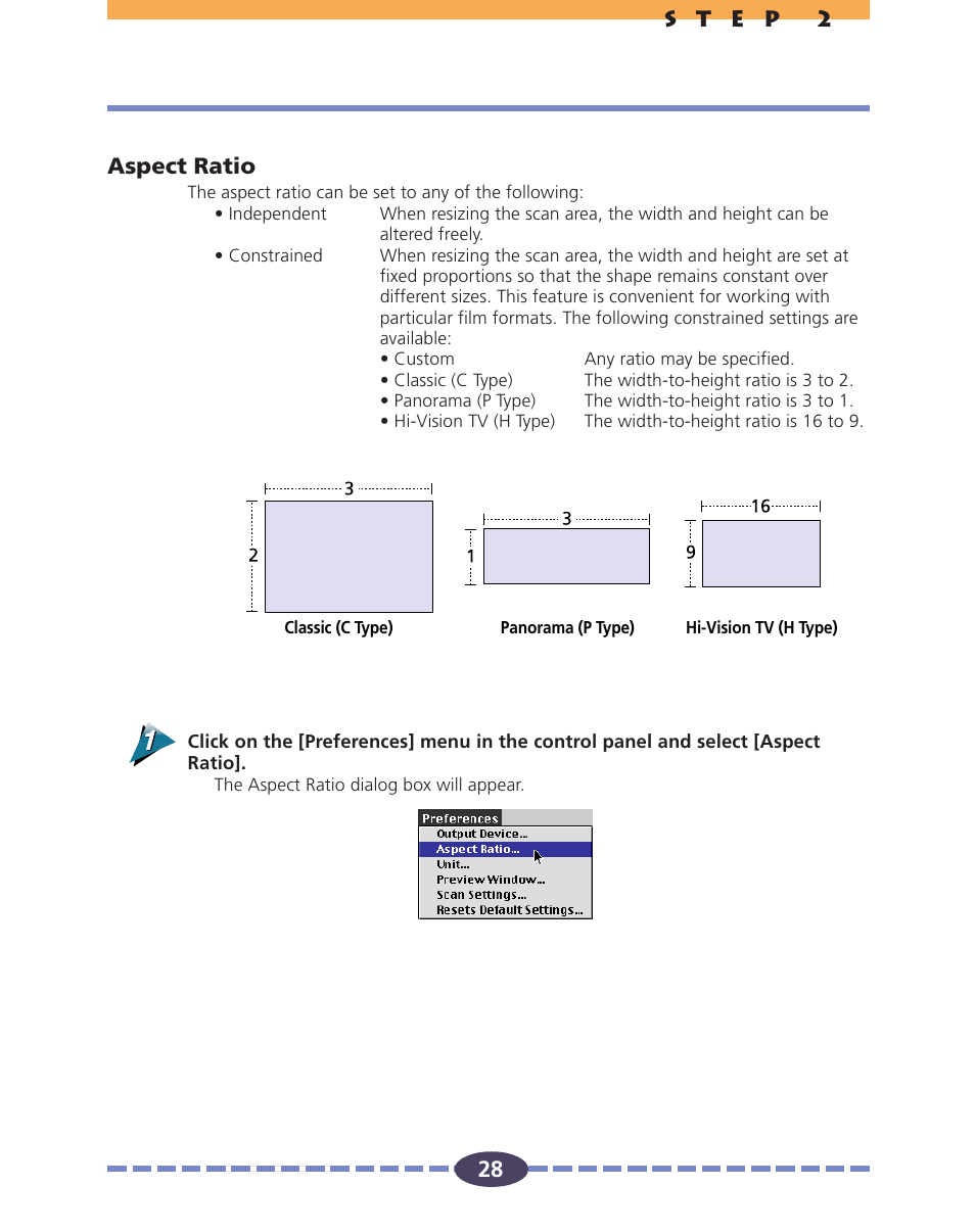 Aspect ratio, P. 28), P. 28 | Canon FS 2710 User Manual | Page 28 / 80