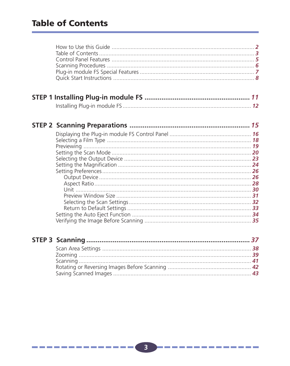 Canon FS 2710 User Manual | Page 3 / 80