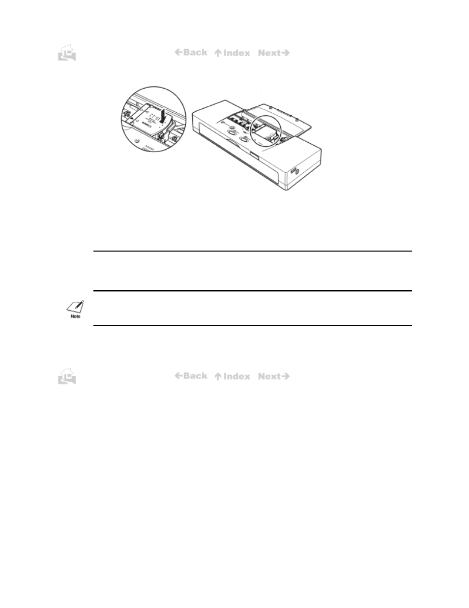 Removing the scanner cartridge | Canon BJC-50 User Manual | Page 78 / 141