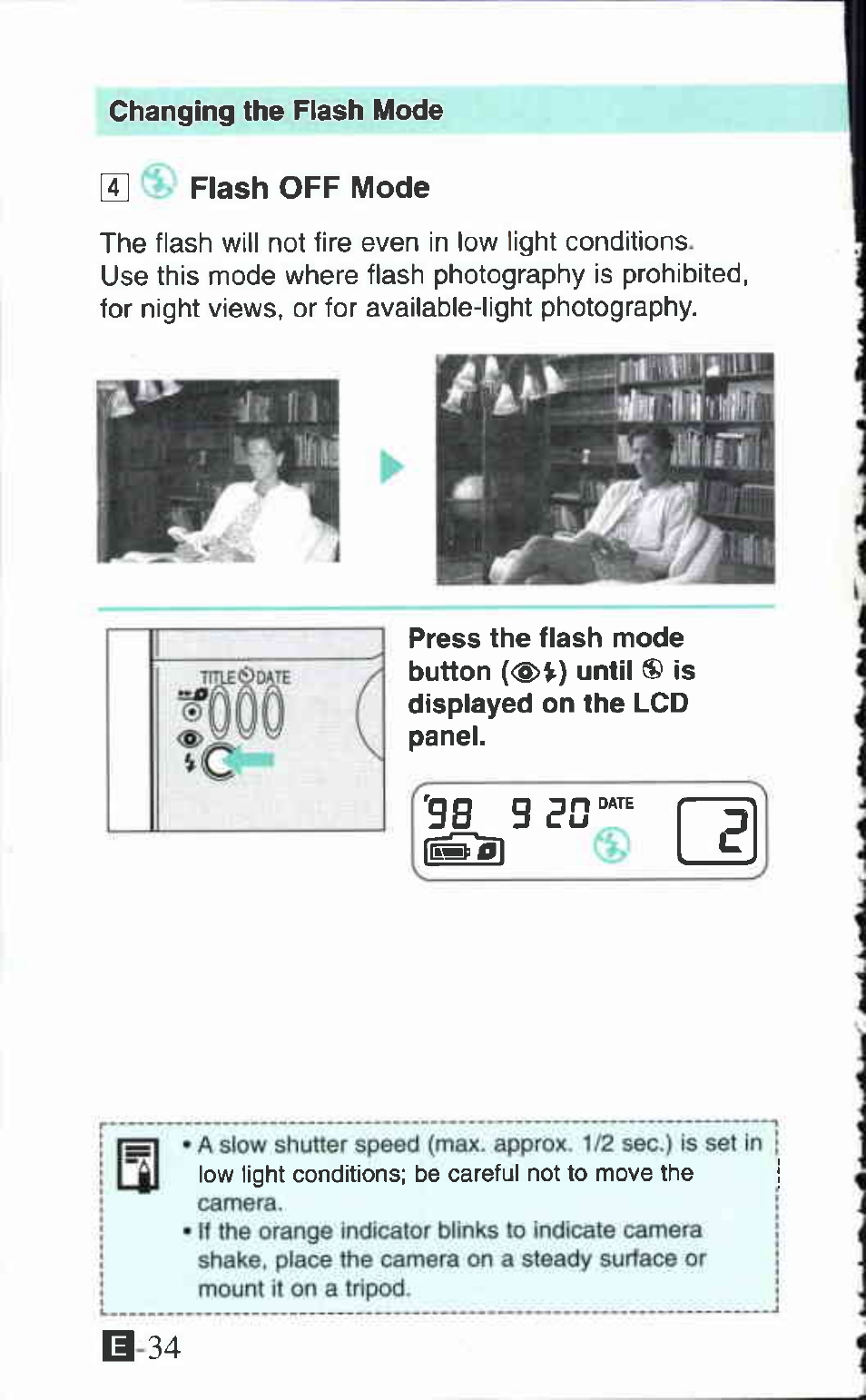 B-34 | Canon Ixus M 1 User Manual | Page 34 / 50