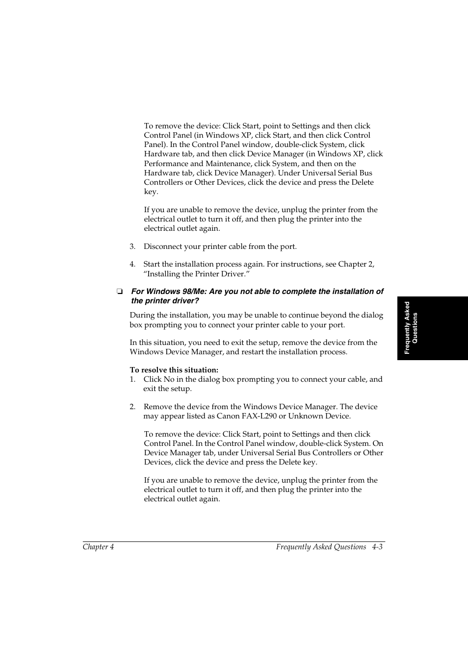 Canon FAX-L290 User Manual | Page 47 / 66