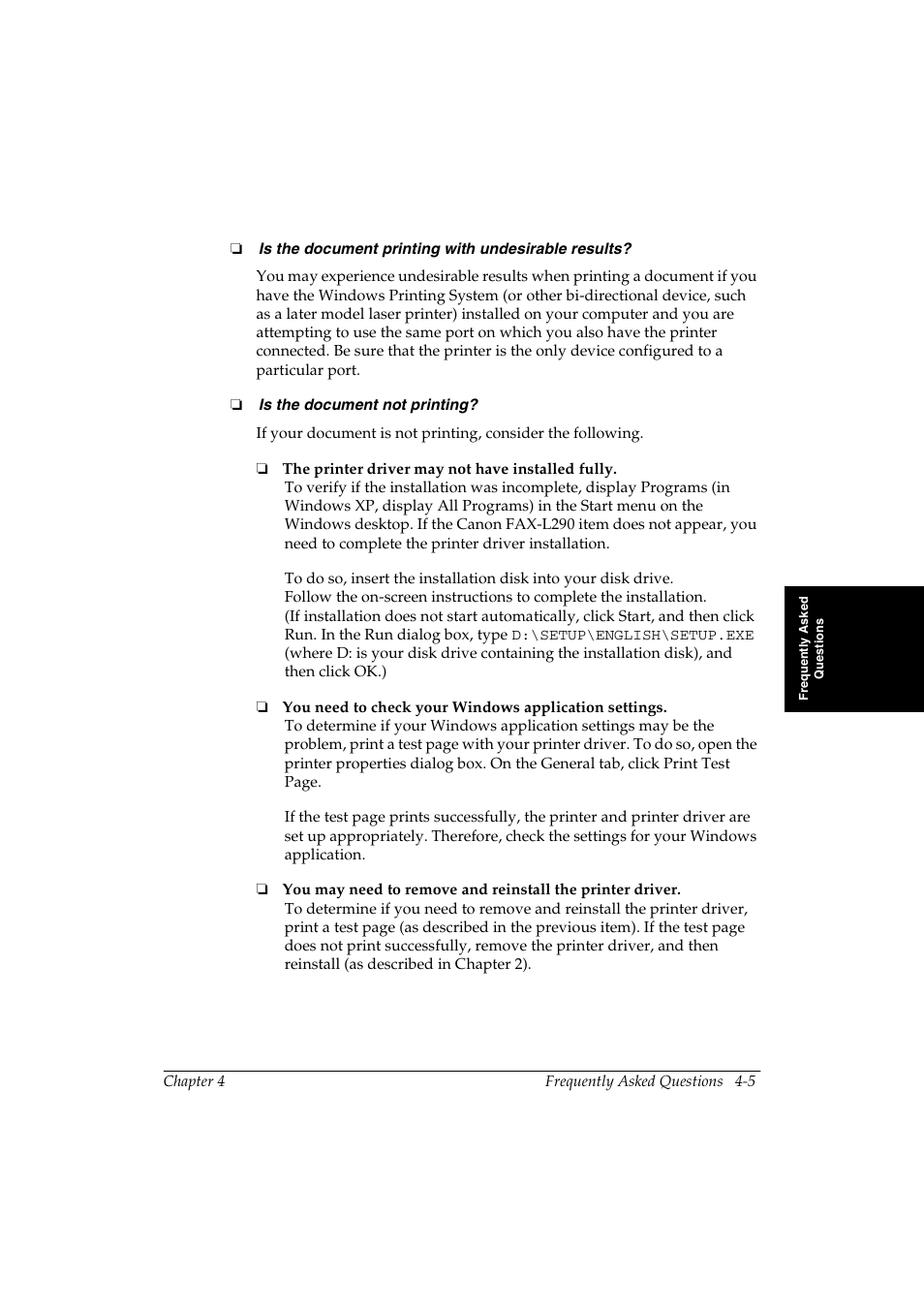 Canon FAX-L290 User Manual | Page 49 / 66
