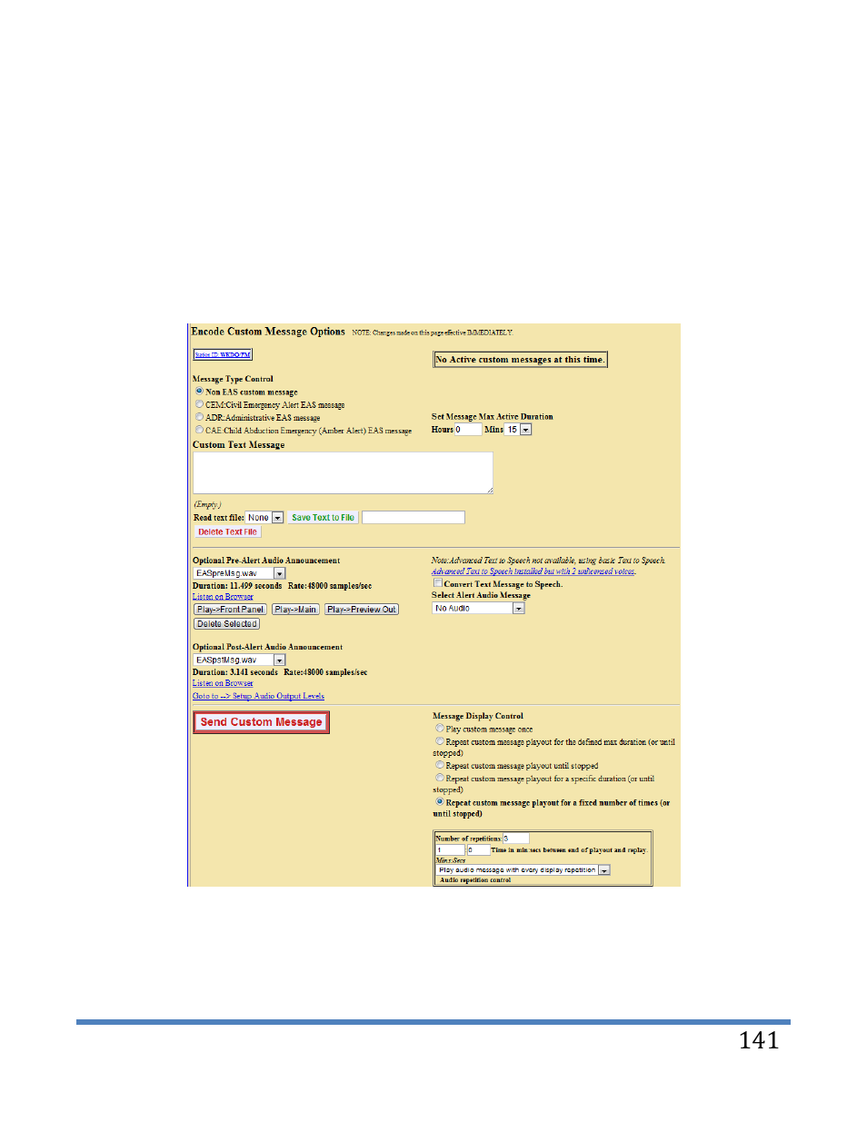 Digital Alert Systems DASDEC-II MANUAL User Manual | Page 147 / 171