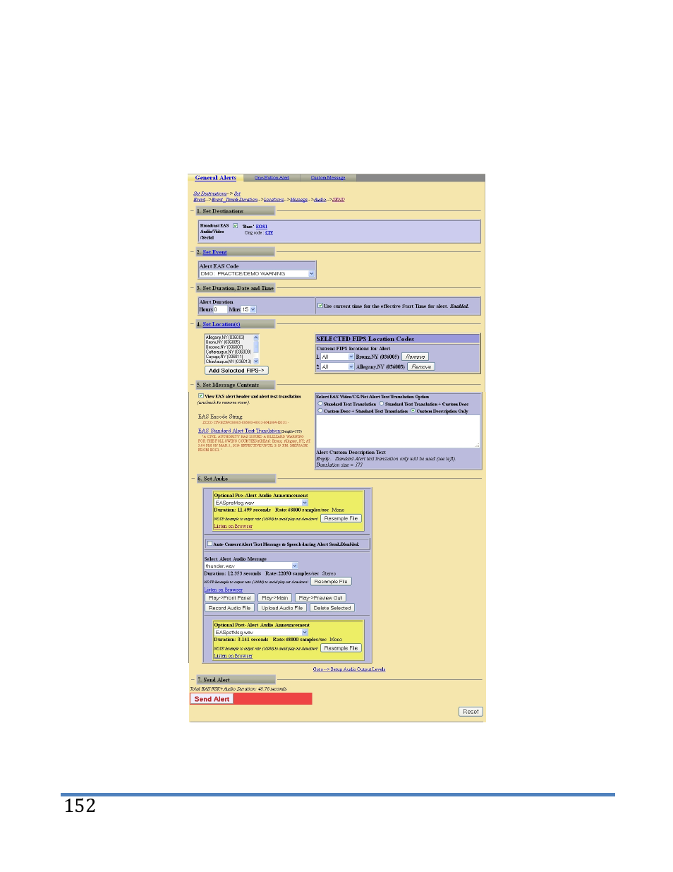 Digital Alert Systems DASDEC-II MANUAL User Manual | Page 158 / 171
