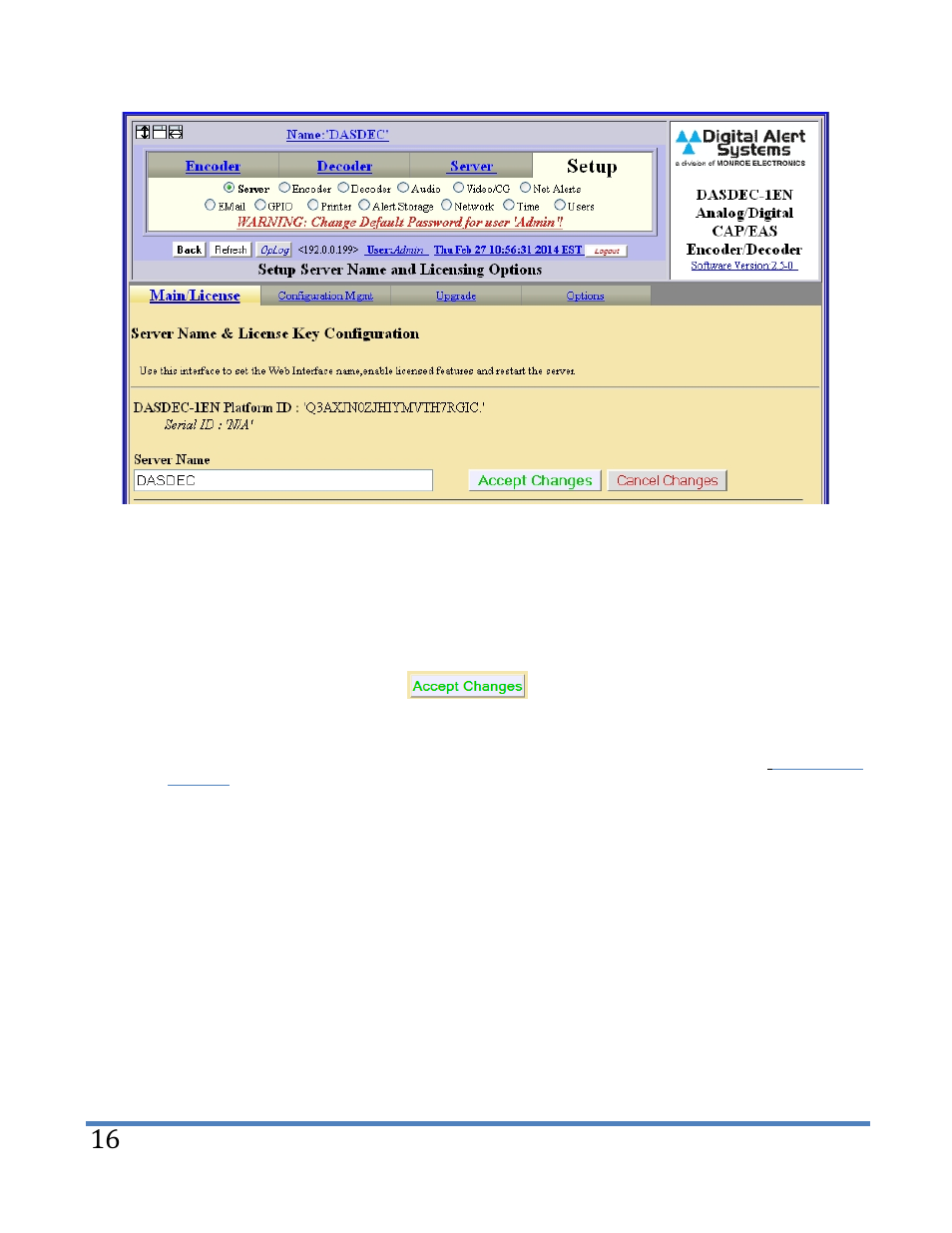 Digital Alert Systems DASDEC-II MANUAL User Manual | Page 22 / 171