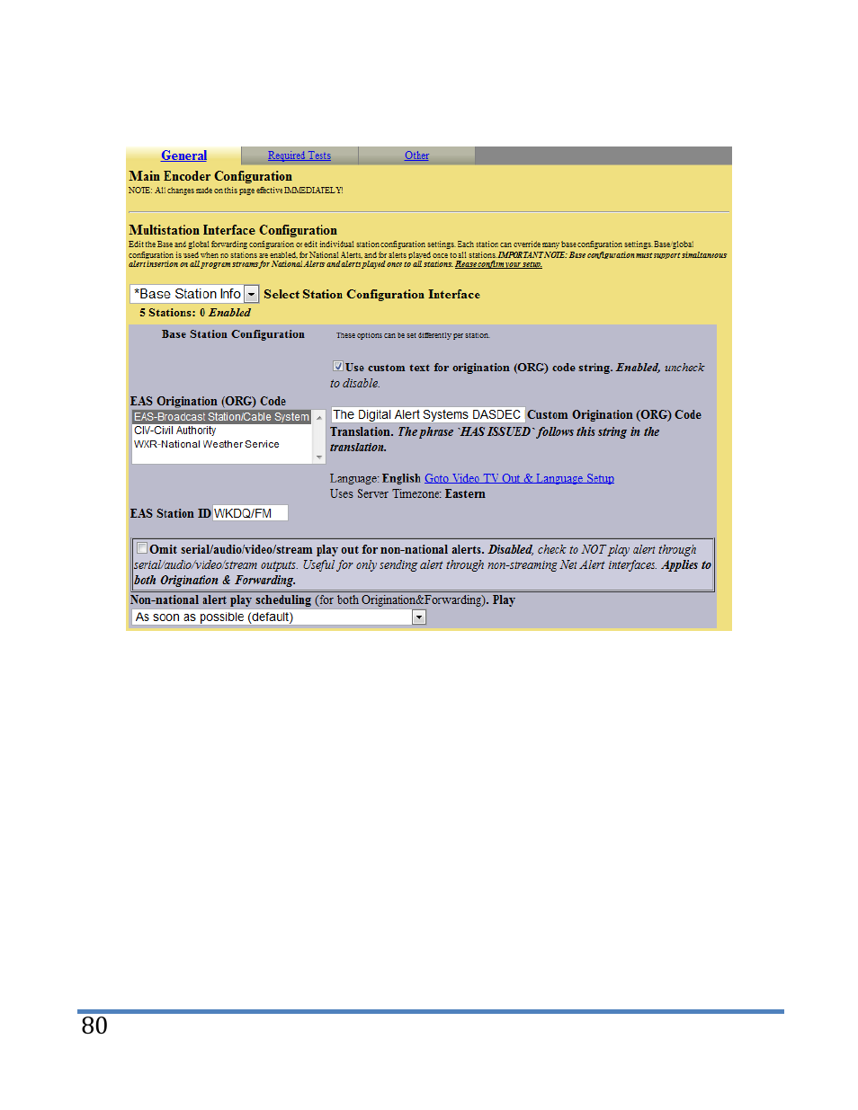 Digital Alert Systems DASDEC-II MANUAL User Manual | Page 86 / 171
