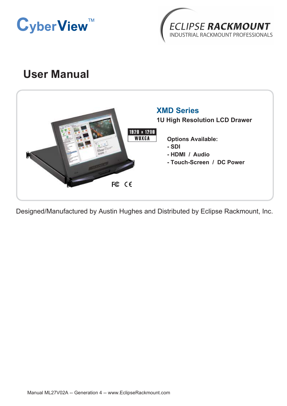 Eclipse Rackmount XMD Series User Manual | 18 pages