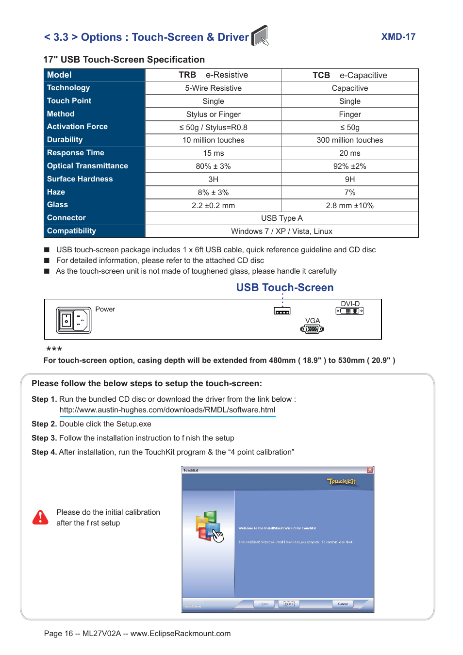 Eclipse Rackmount XMD Series User Manual | Page 16 / 18