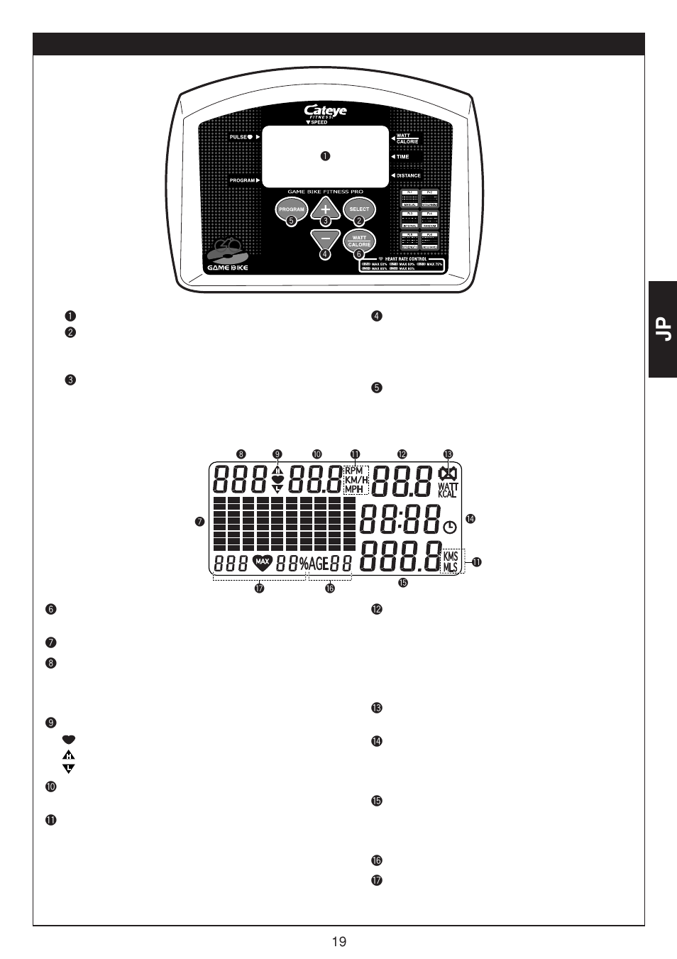 CatEye GAMEBIKE GB-300R User Manual | Page 19 / 24
