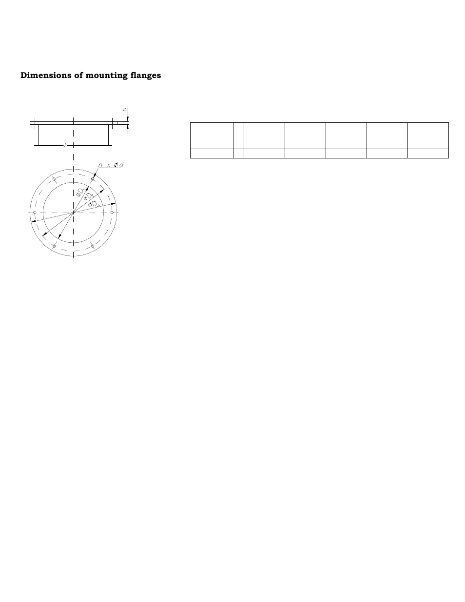 Dimensions of mounting flanges | ENVIROMAC 103 Snorkvac User Manual | Page 7 / 44