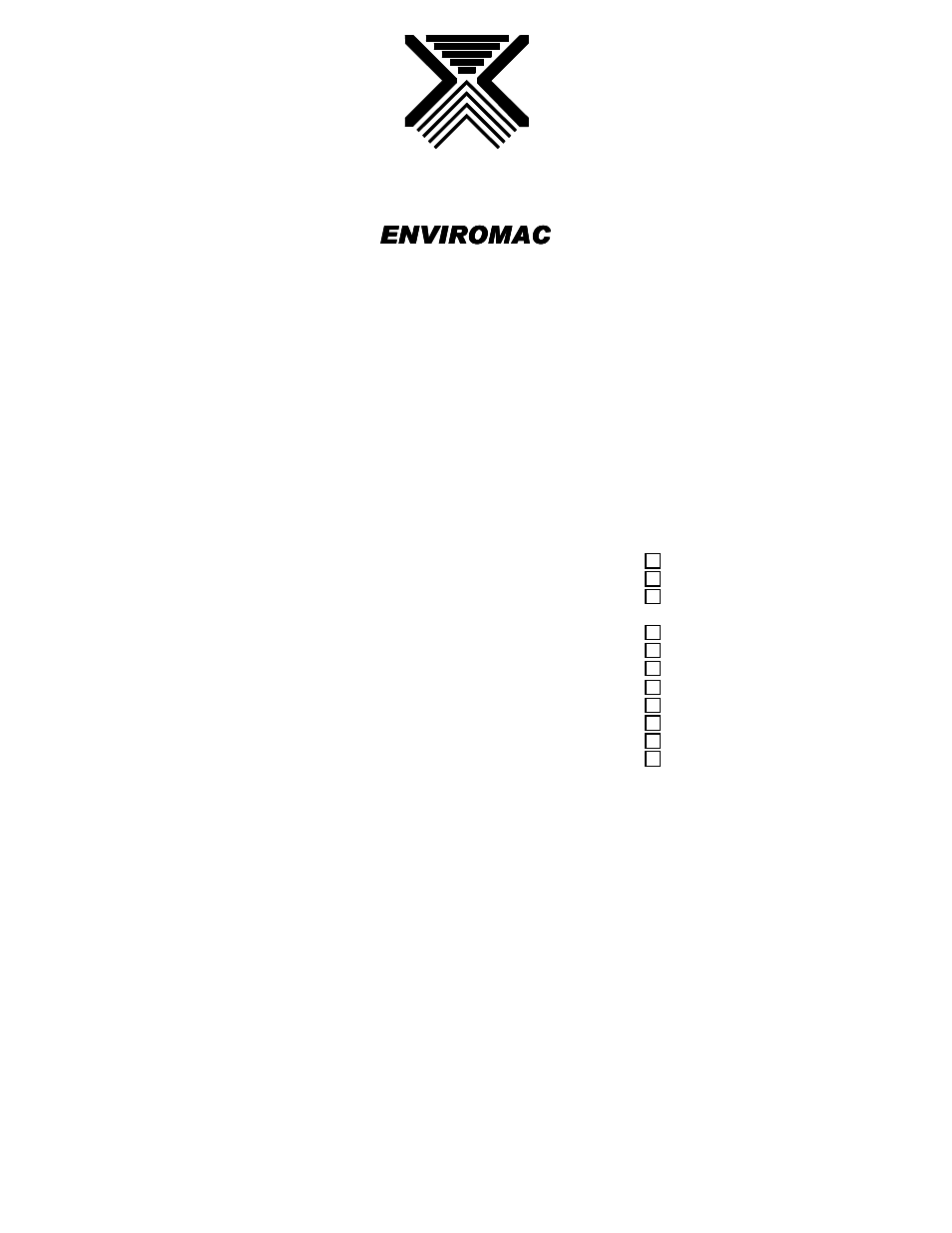 Enviroflex, Enviromac enviromac enviromac enviromac | ENVIROMAC MAC1 107.1020.001 User Manual | Page 4 / 5