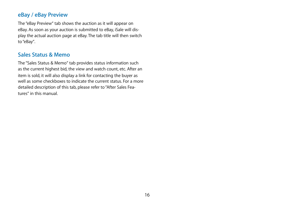 equinux iSale 5.9.7 User Manual | Page 16 / 92