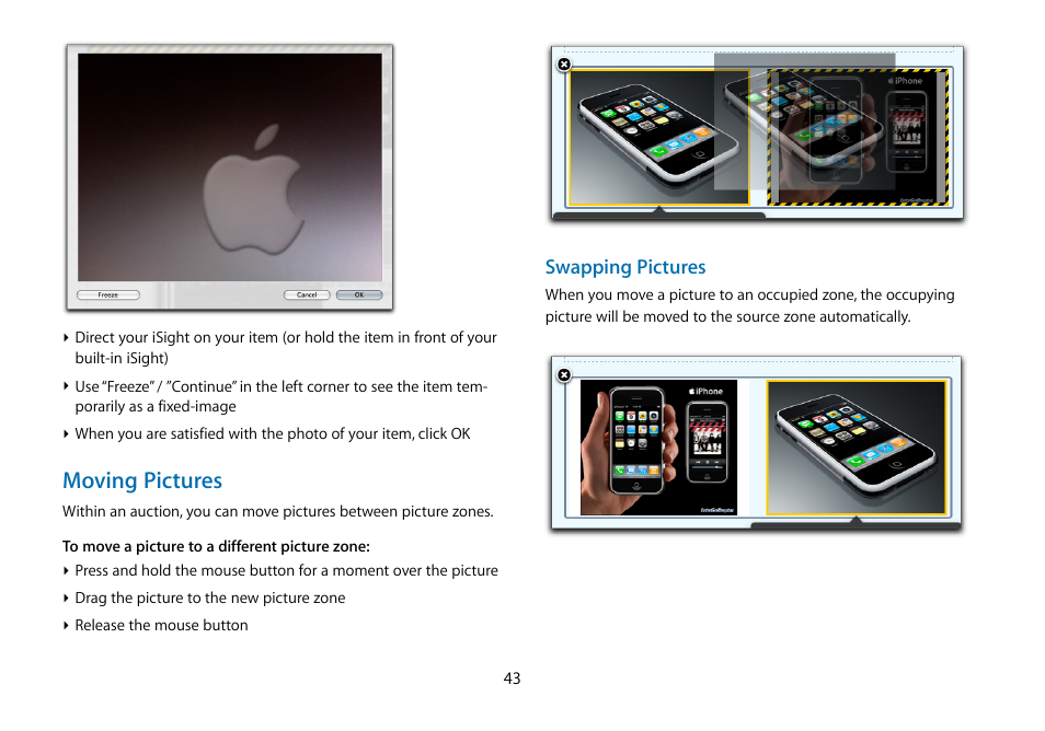 Moving pictures | equinux iSale 5.9.7 User Manual | Page 43 / 92