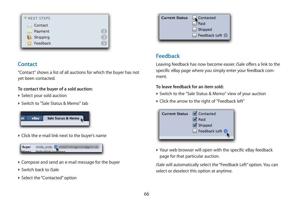 equinux iSale 5.9.7 User Manual | Page 66 / 92
