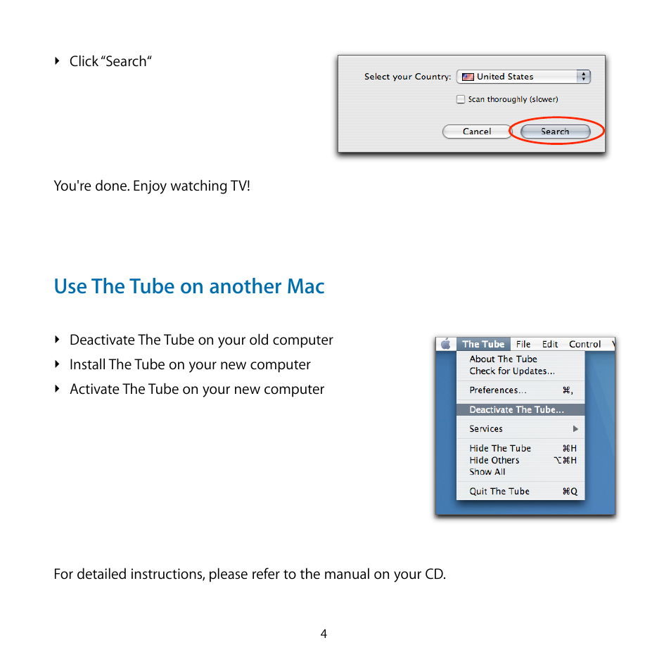 Use the tube on another mac | equinux TubeStick Hybrid User Manual | Page 4 / 8