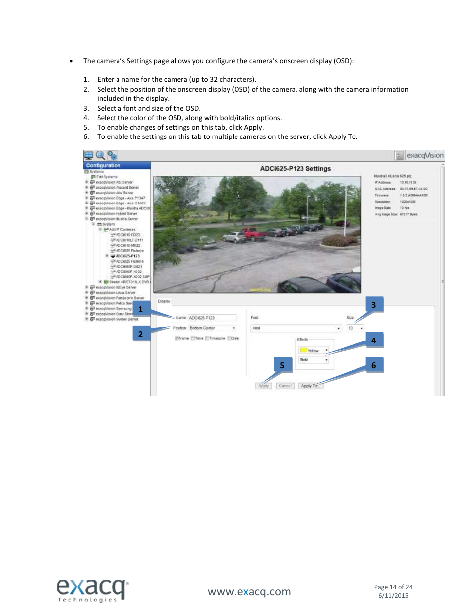 Exacq exacqVision Web Service User Manual User Manual | Page 14 / 24