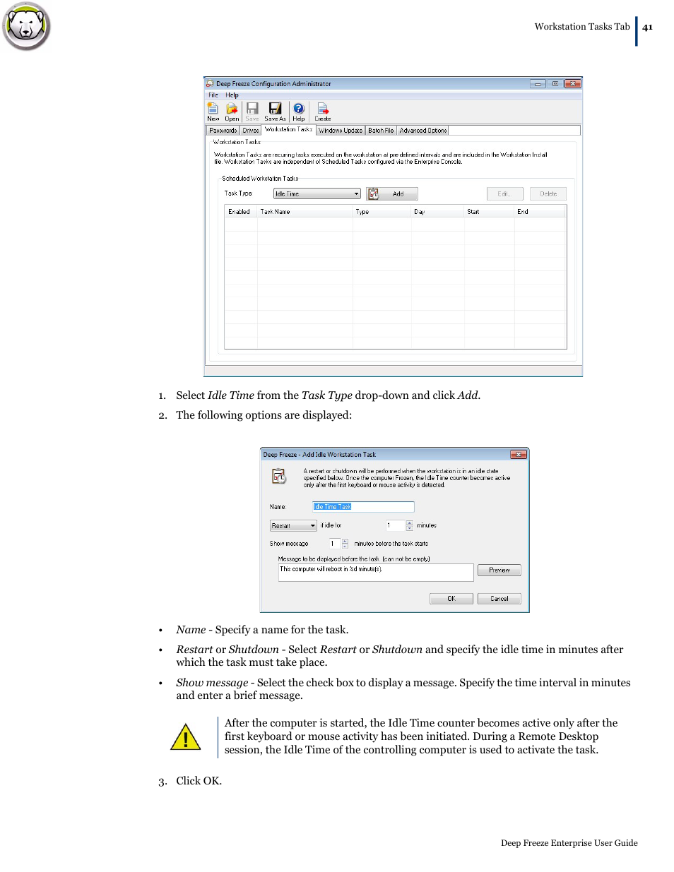 Faronics Deep Freeze Enterprise User Manual | Page 41 / 184