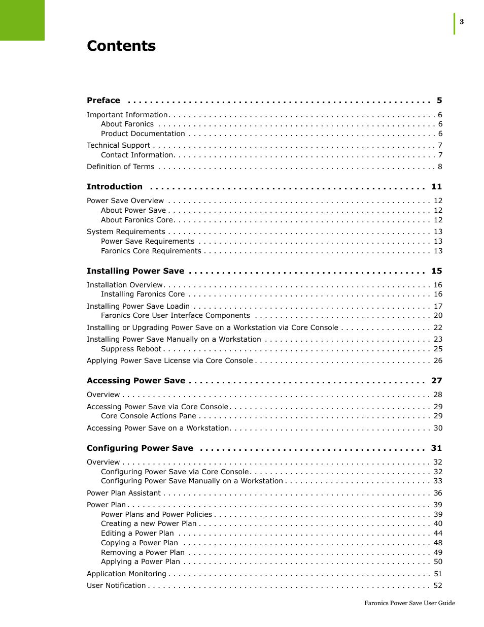 Faronics Power Save User Manual | Page 3 / 82