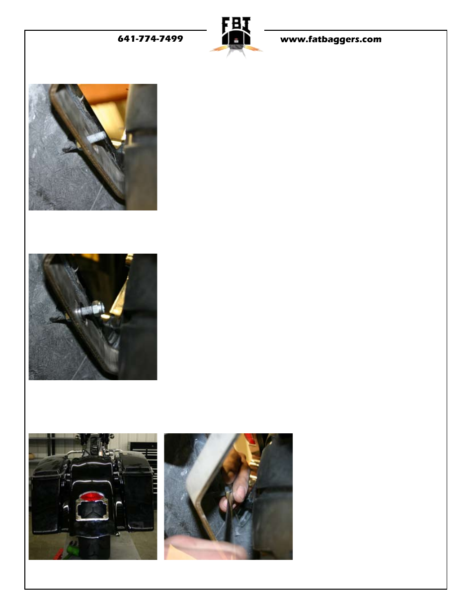 Fat Bagger 200MM FAT TIRE KIT 2008 User Manual | Page 17 / 20