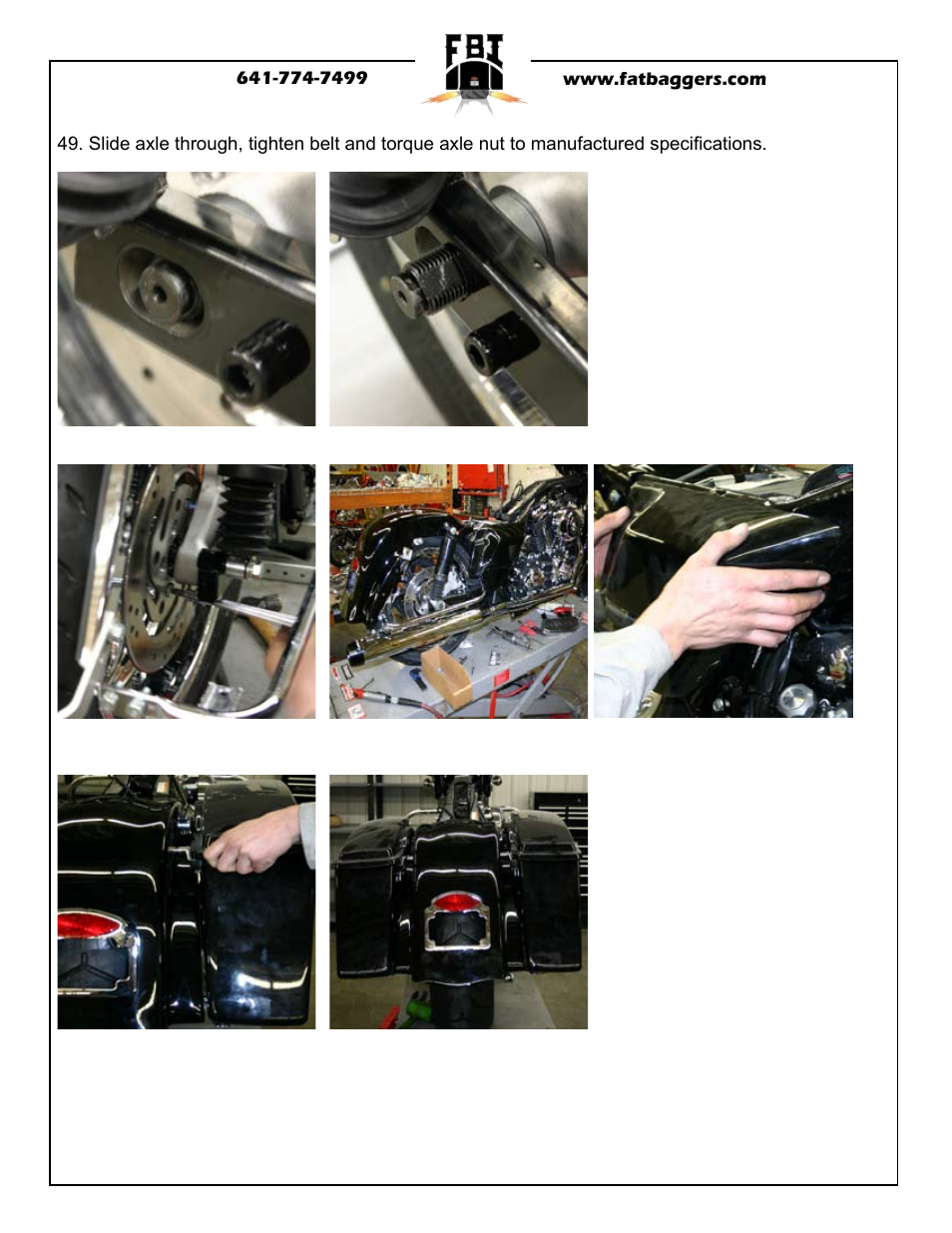 Fat Bagger 200MM FAT TIRE KIT 2008 User Manual | Page 20 / 20