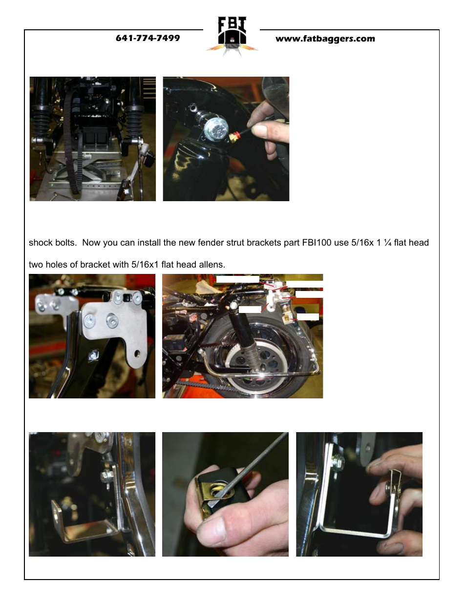 Fat Bagger 200MM FAT TIRE KIT 2008 User Manual | Page 7 / 20