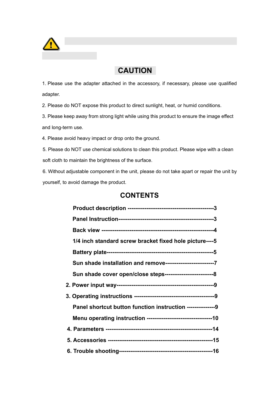 Feelworld FW56D/O User Manual | Page 3 / 17