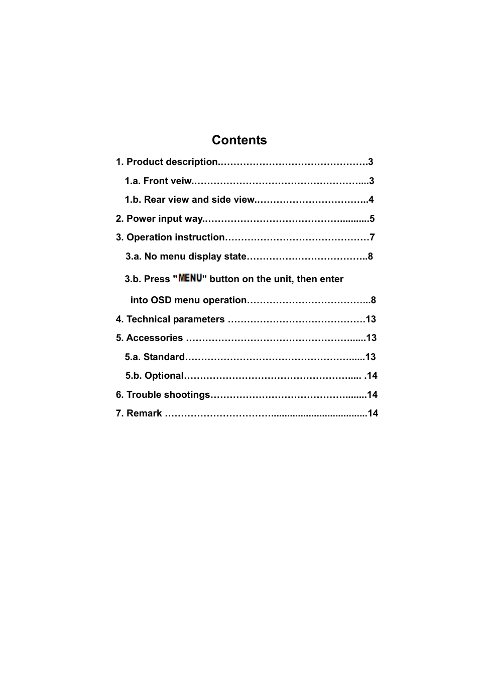 Feelworld FW689-HD User Manual | Page 3 / 15