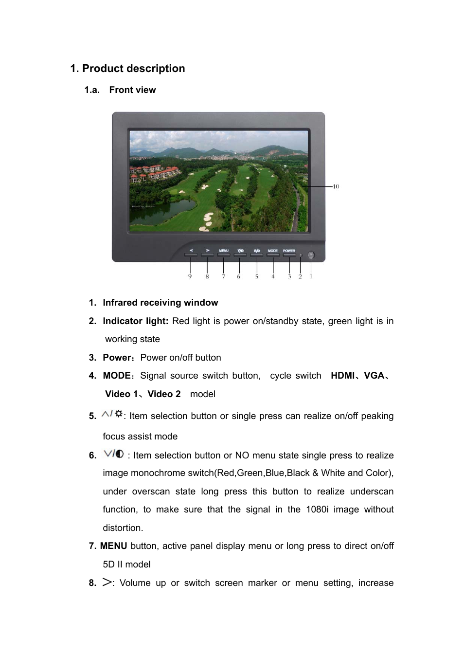 Feelworld FW689-HD User Manual | Page 4 / 15