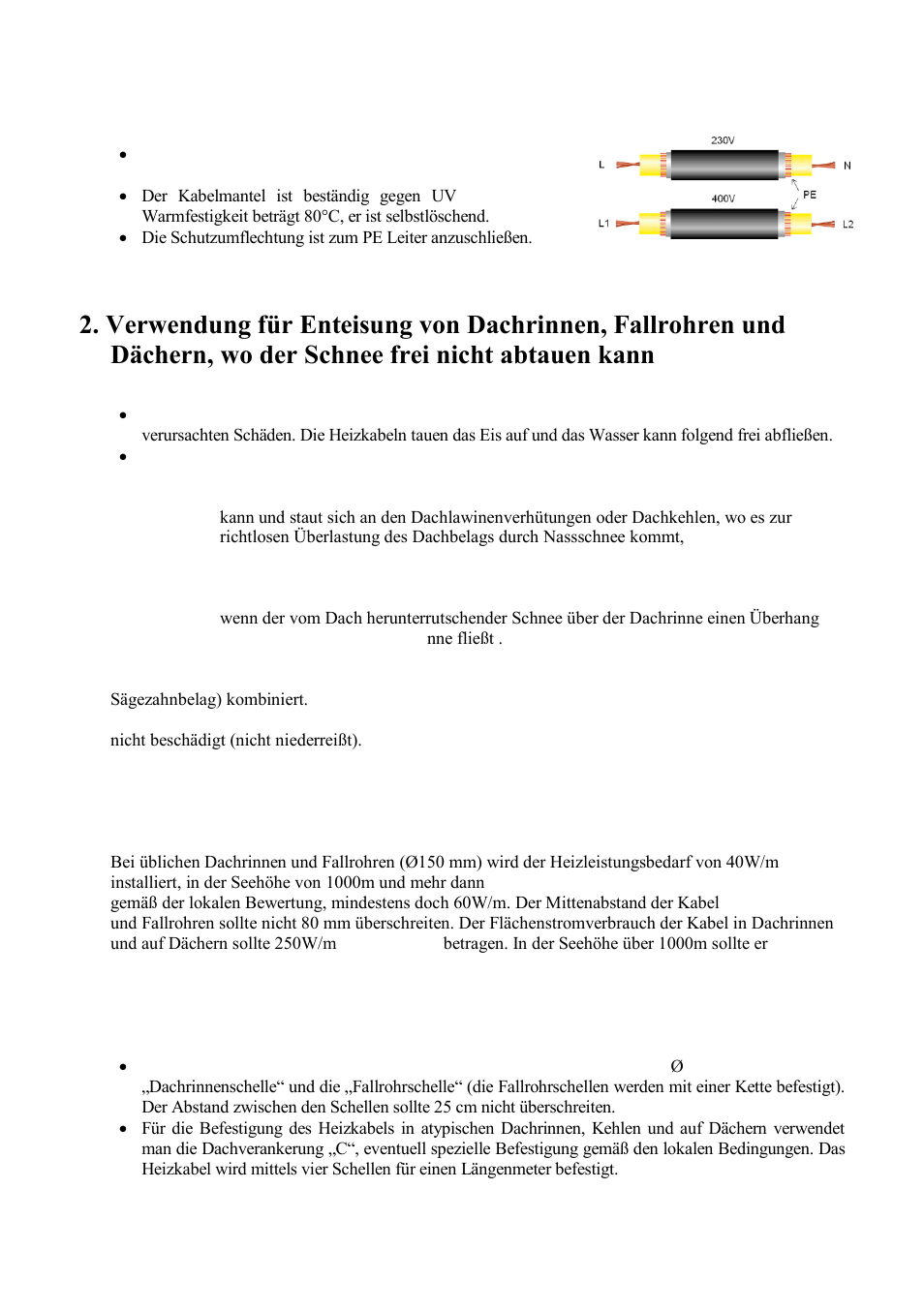 Beschreibung und anschluss, A) dimensionierung, B) montage | Fenix MAPSV 30 User Manual | Page 12 / 20