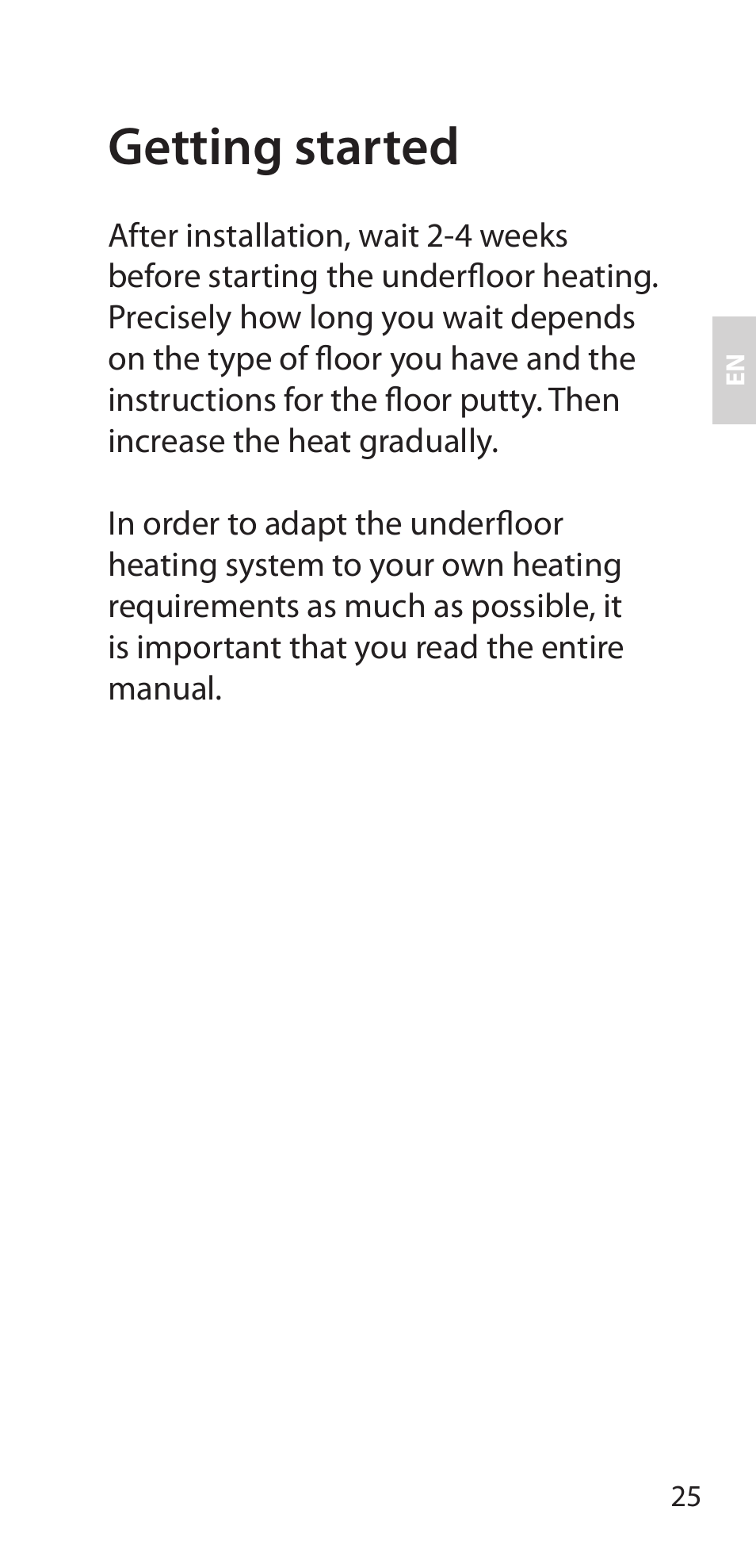 Getting started | Fenix Therm 105 User Manual | Page 27 / 84