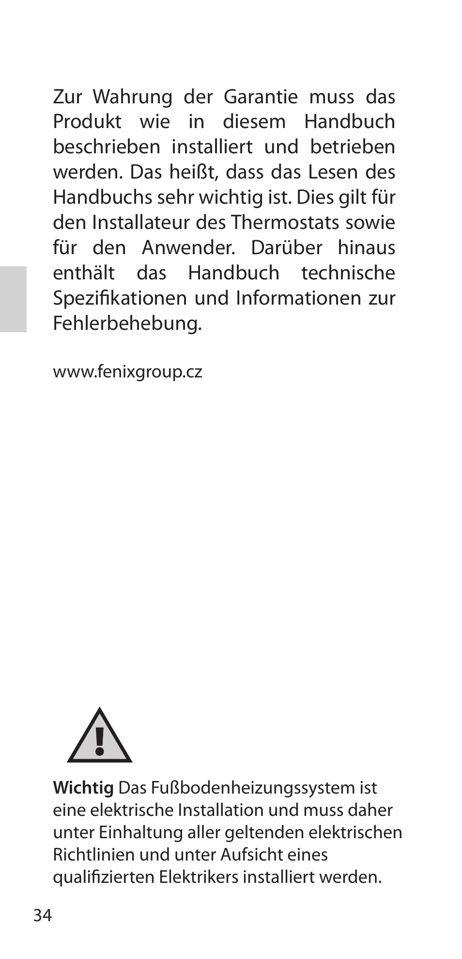 Fenix Therm 105 User Manual | Page 36 / 84