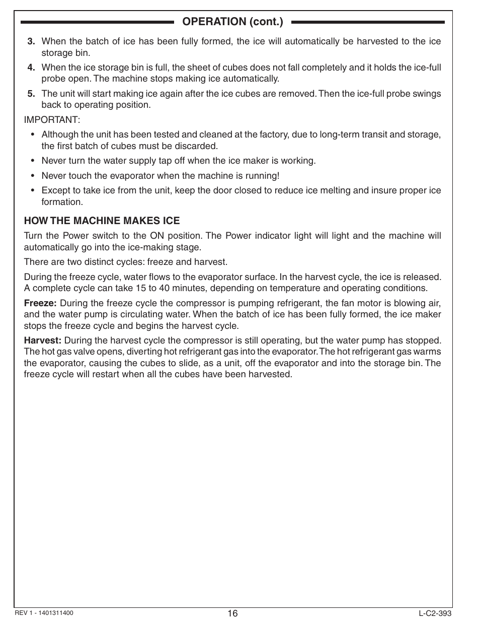 Fire Magic 3593 New Ice Maker User Manual | Page 16 / 28