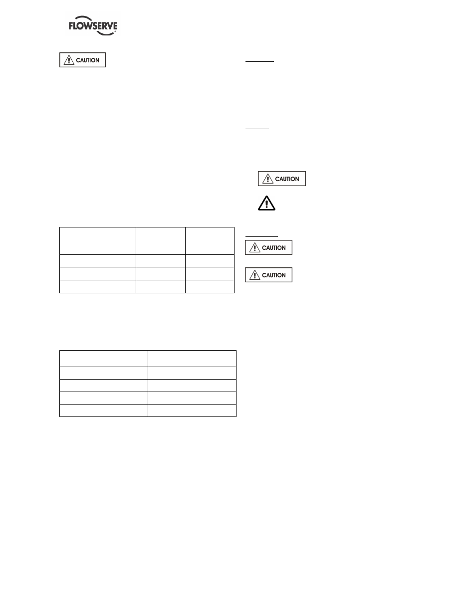 6 stopping and shutdown, 7 hydraulic, mechanical and electrical duty | Flowserve NMD User Manual | Page 21 / 40