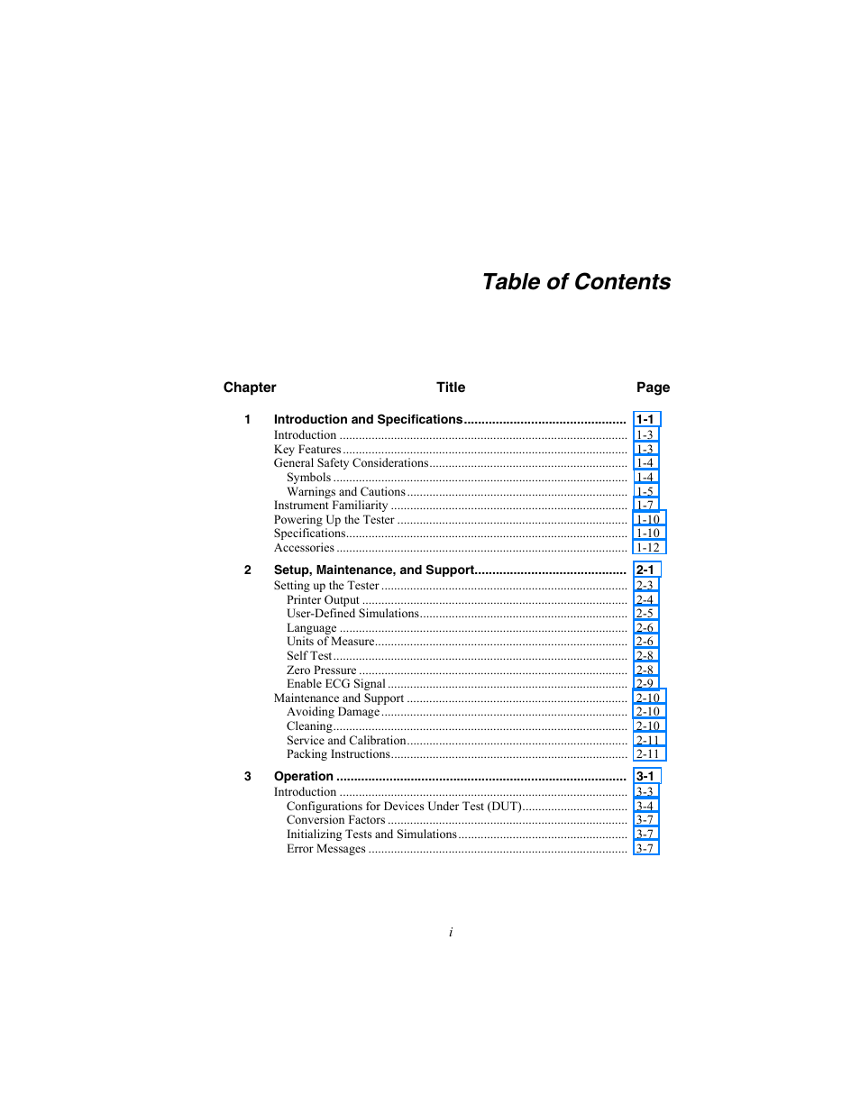 Fluke Biomedical BP Pump 2 User Manual | Page 7 / 82