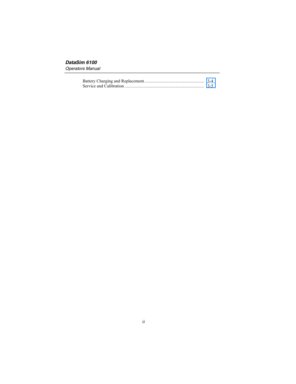 Fluke Biomedical DataSim 6100 User Manual | Page 8 / 64