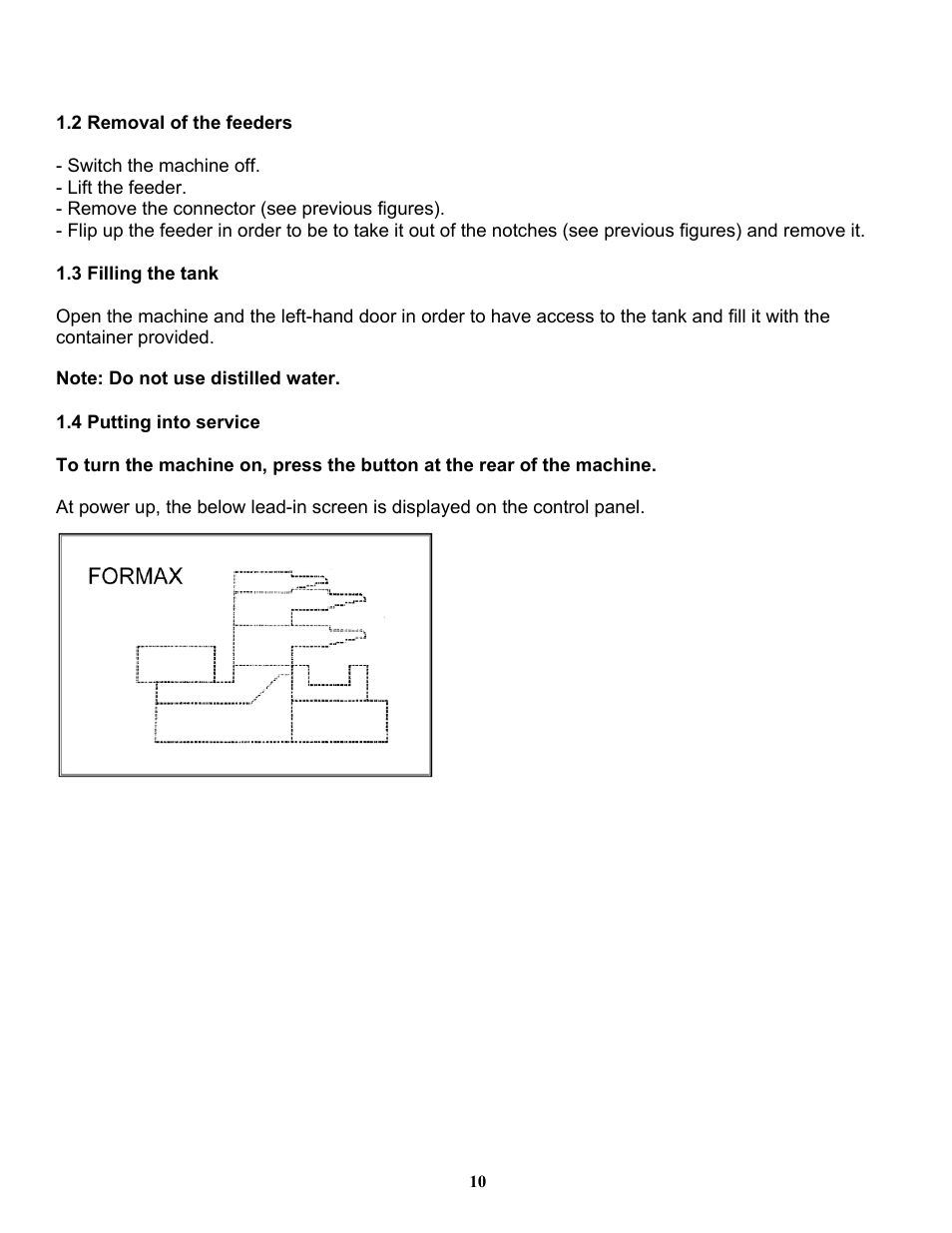 English | Formax 6200 (600) Series User Manual | Page 16 / 59