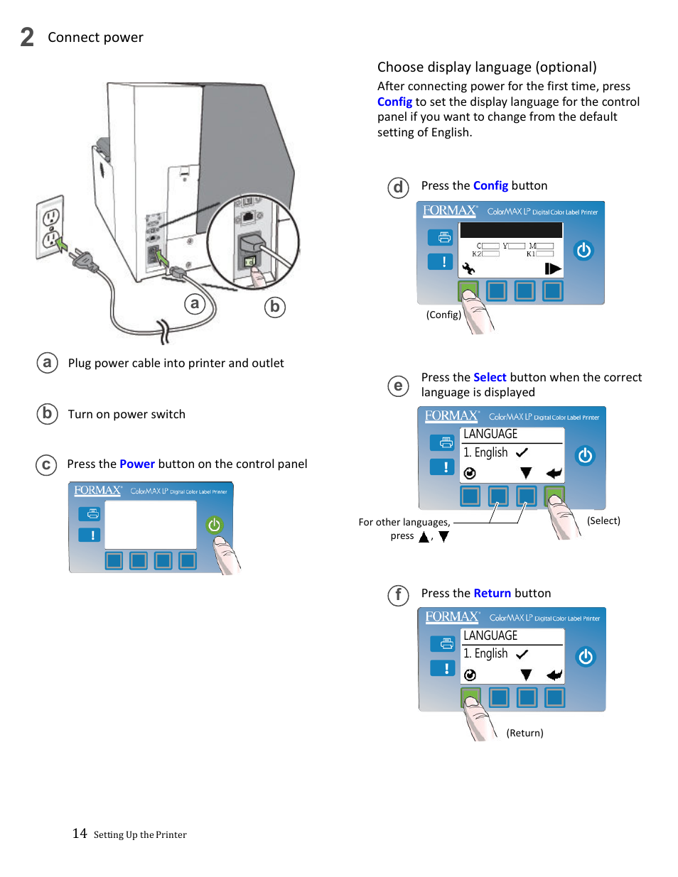 Formax ColorMaxLP Operator Manual User Manual | Page 14 / 86