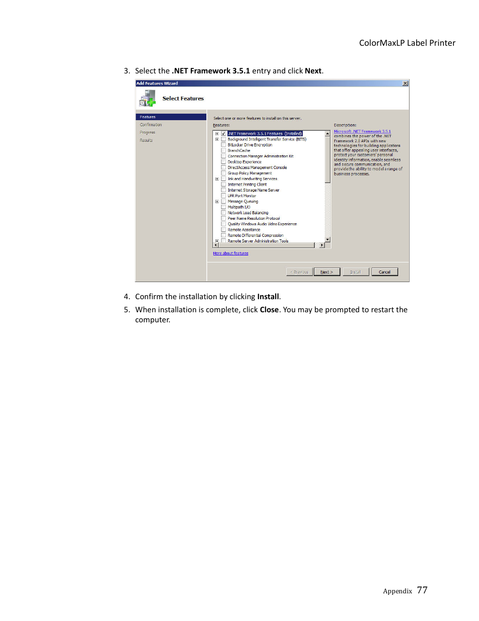 Formax ColorMaxLP Operator Manual User Manual | Page 77 / 86