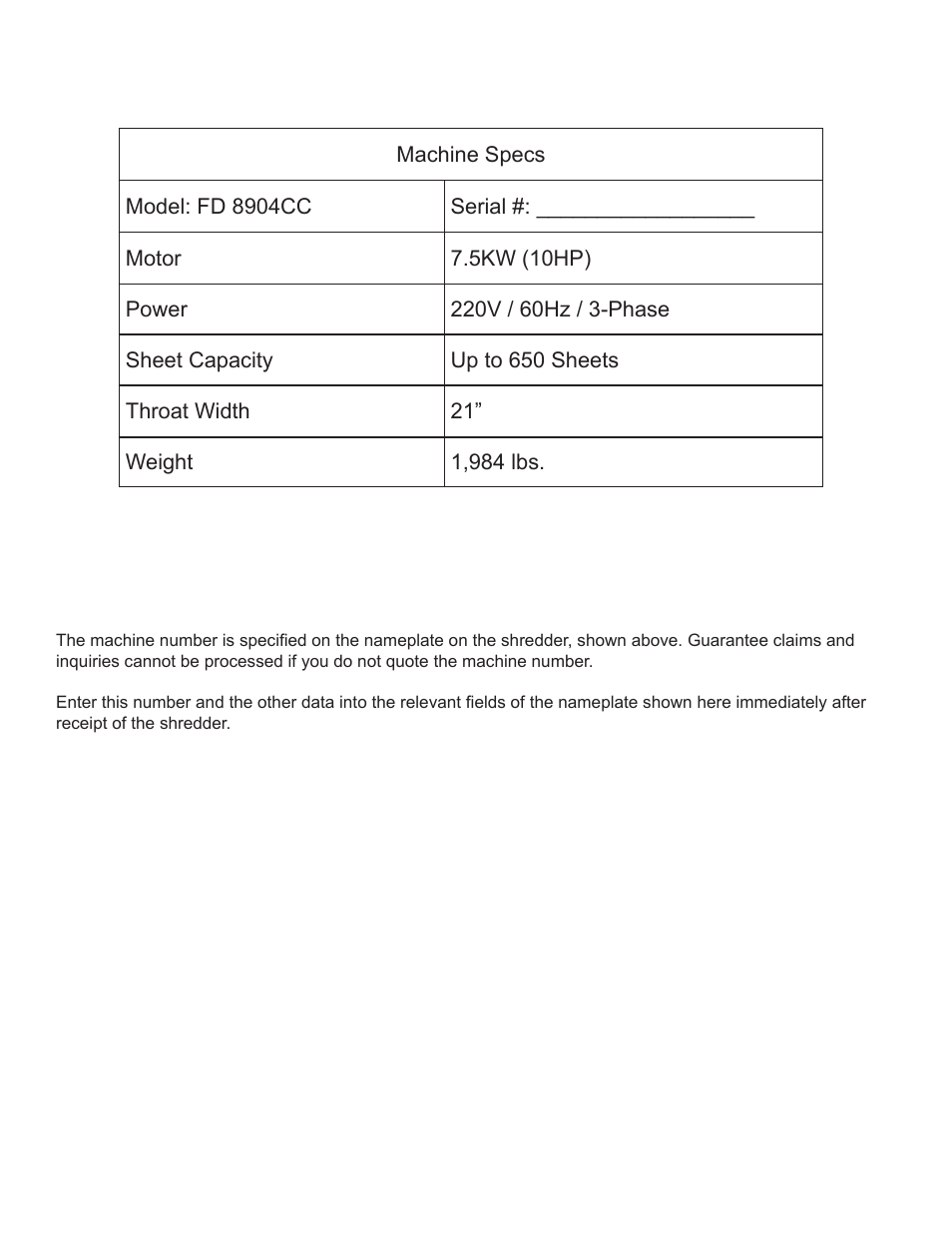 Formax FD 8904CC User Manual | Page 2 / 27