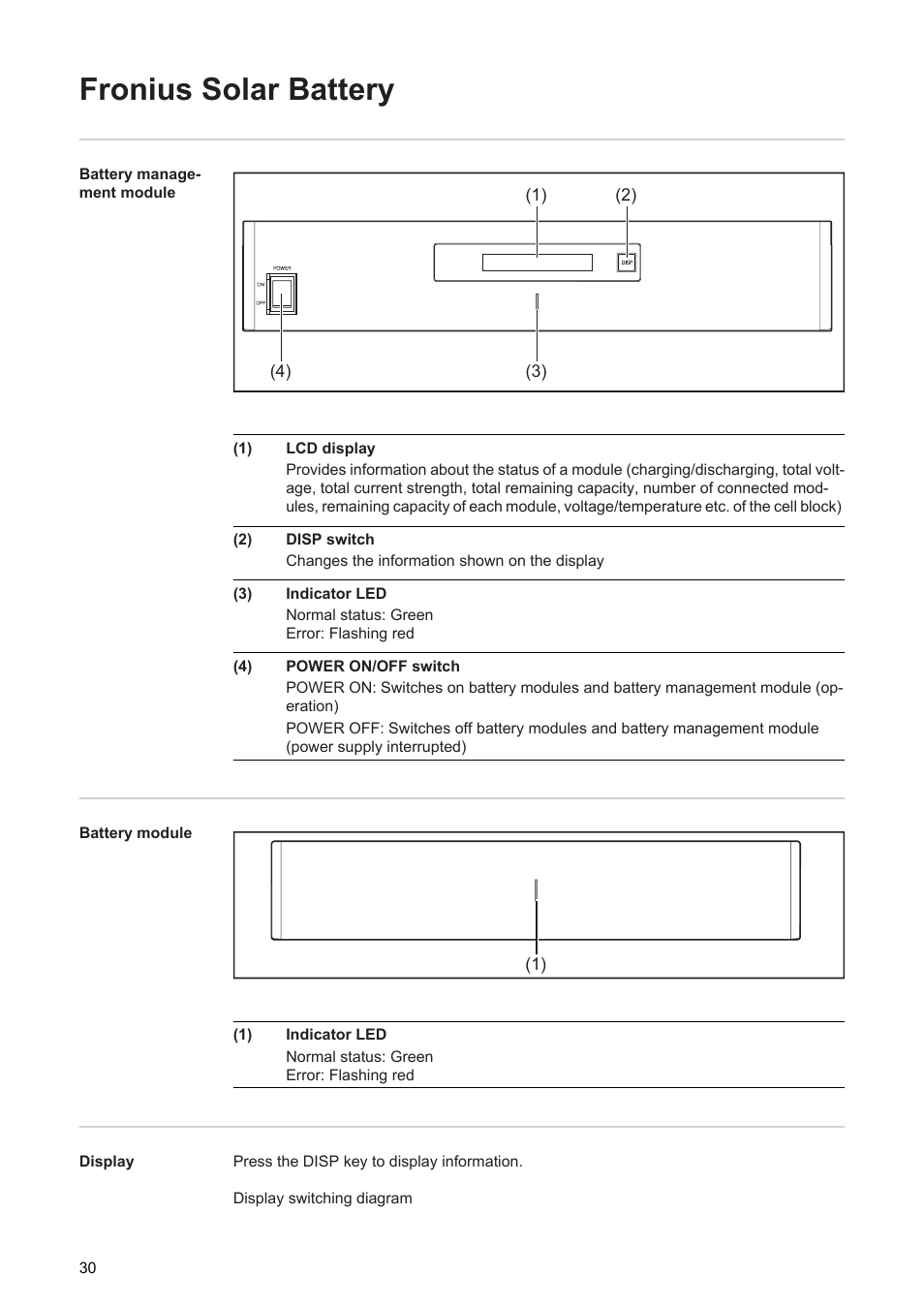 Fronius solar battery | Fronius Energy Package User Manual | Page 32 / 128