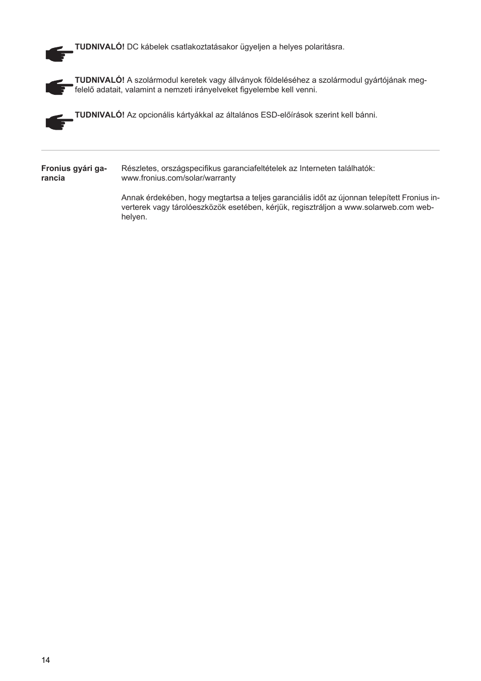 Fronius Primo Installation User Manual | Page 16 / 48