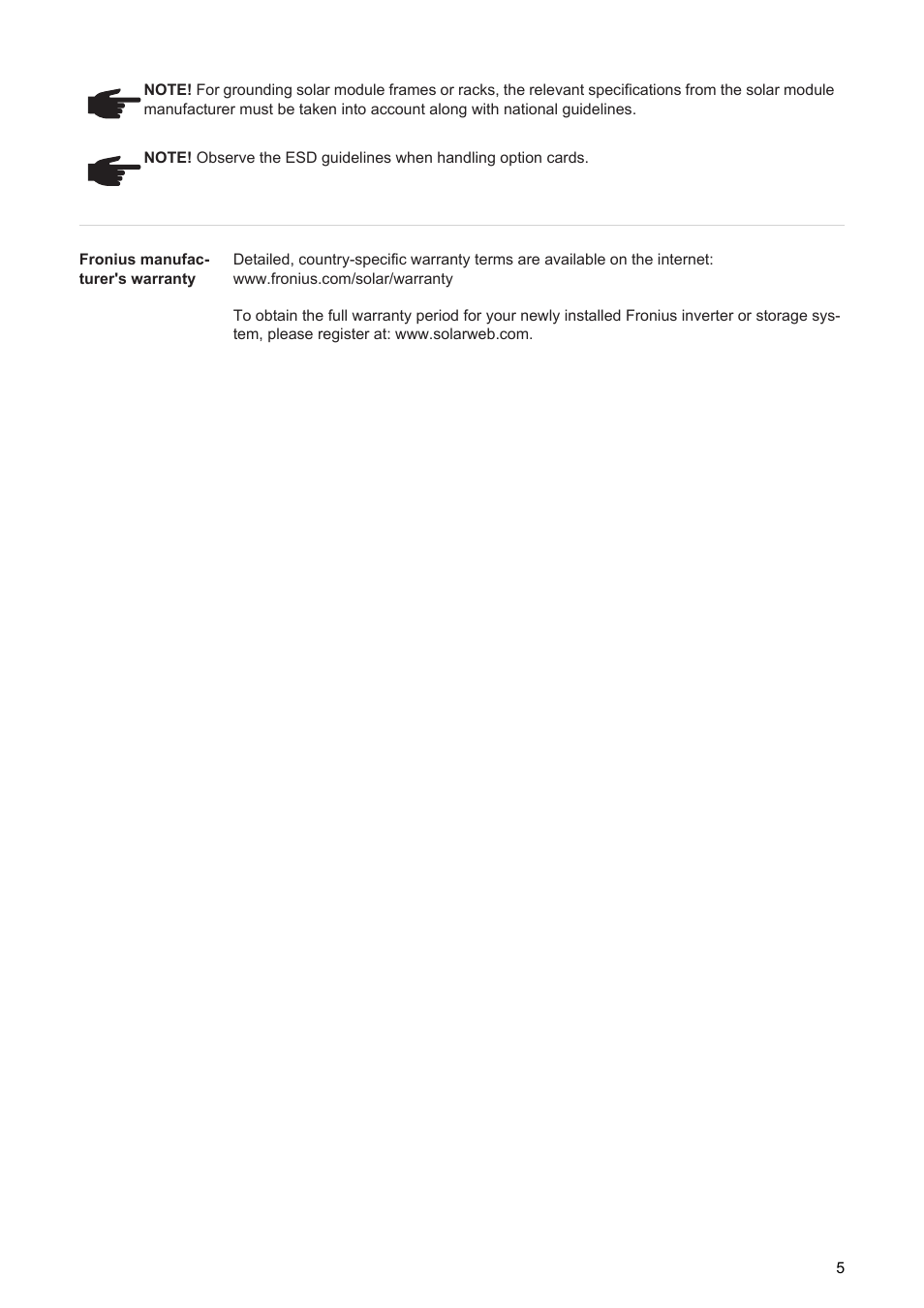 Fronius Primo Installation User Manual | Page 7 / 48