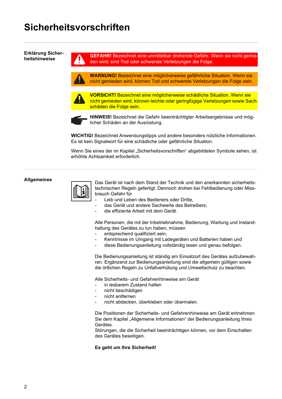 Sicherheitsvorschriften | Fronius Acctiva Professional Flash User Manual | Page 4 / 160