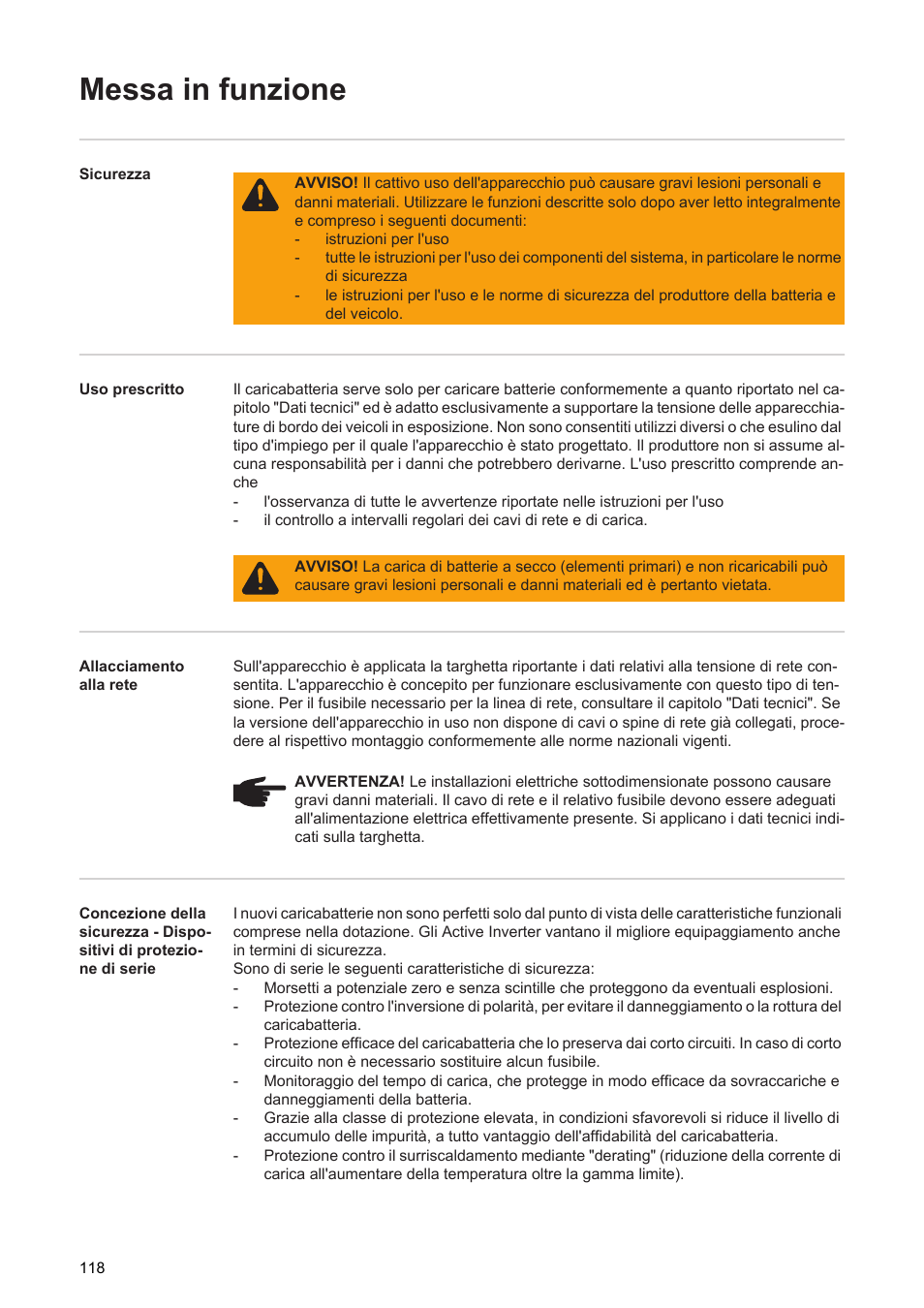 Messa in funzione | Fronius Acctiva Seller User Manual | Page 120 / 188