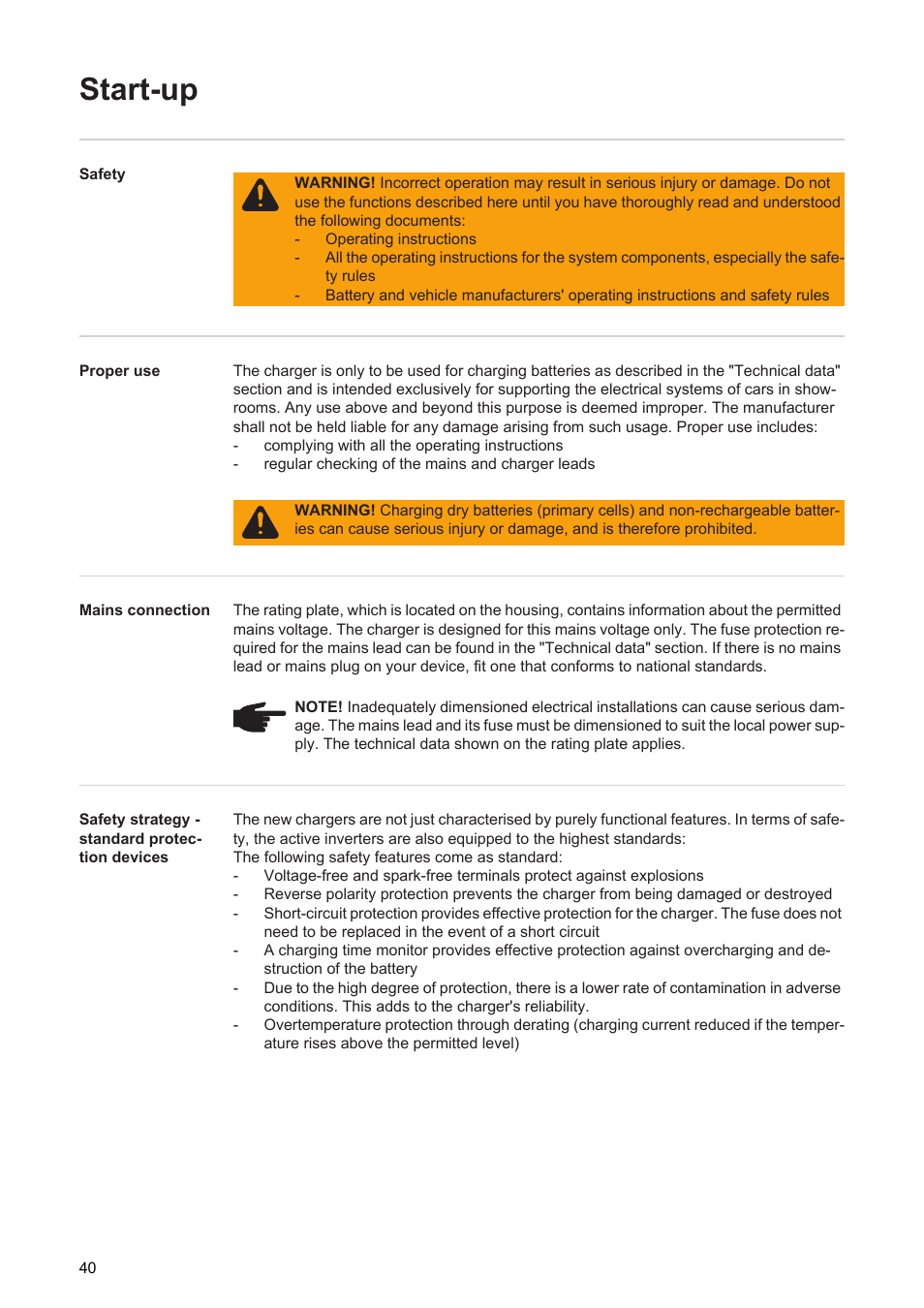 Start-up | Fronius Acctiva Seller User Manual | Page 42 / 188