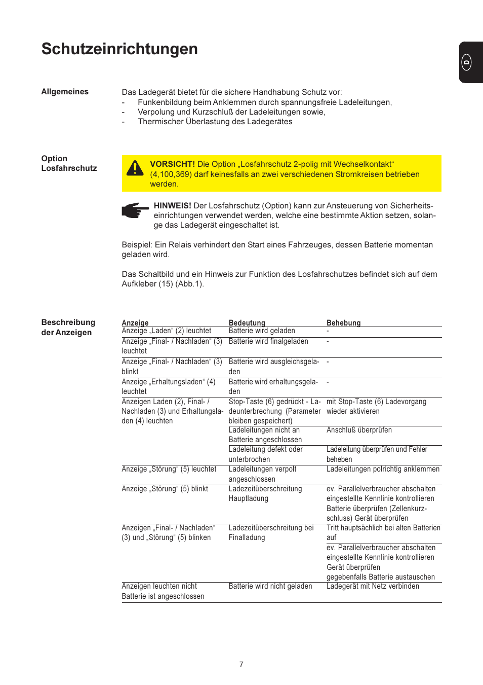 Schutzeinrichtungen | Fronius Selectiva Eco User Manual | Page 15 / 84