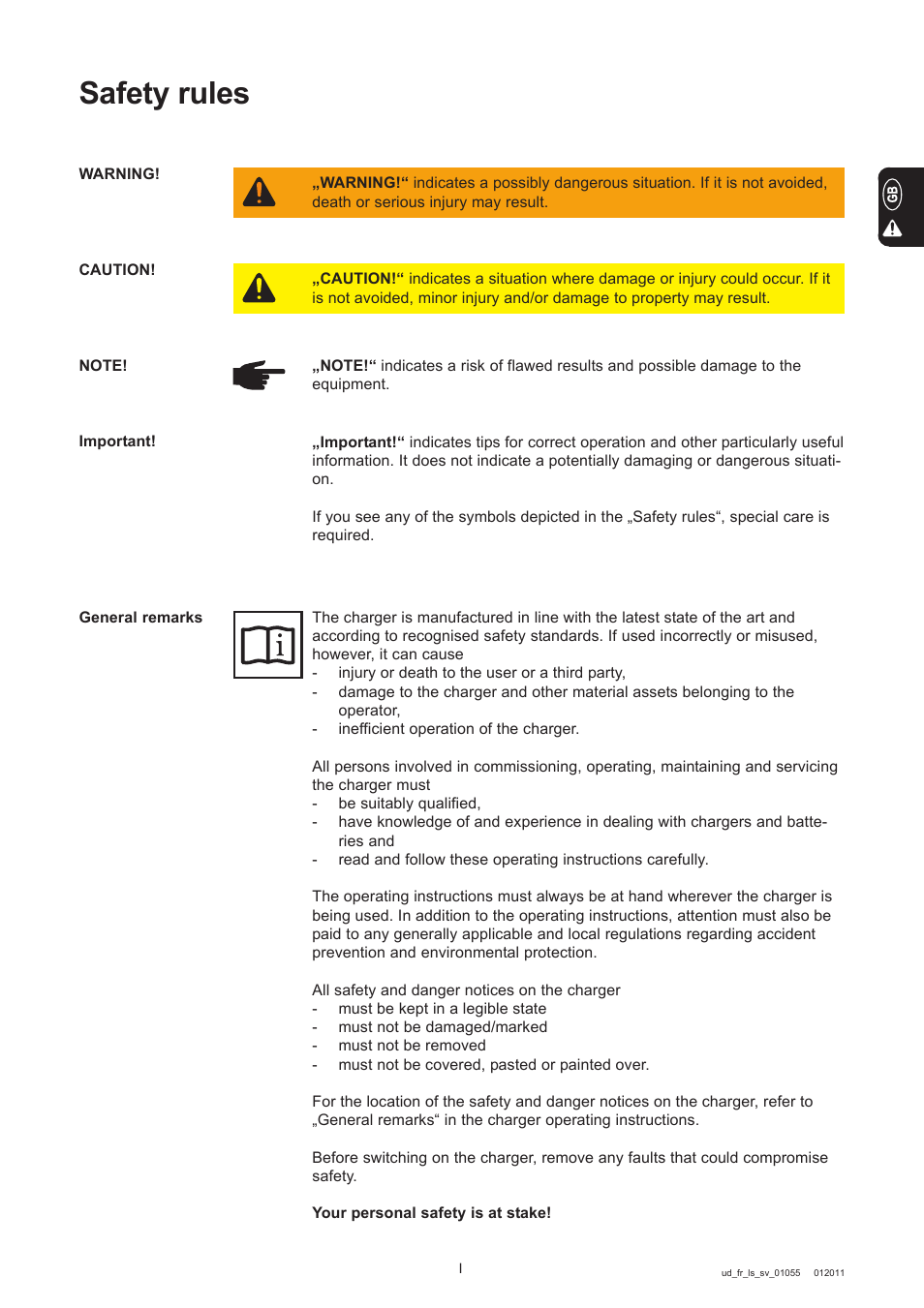 English, Safety rules | Fronius Selectiva Eco User Manual | Page 19 / 84