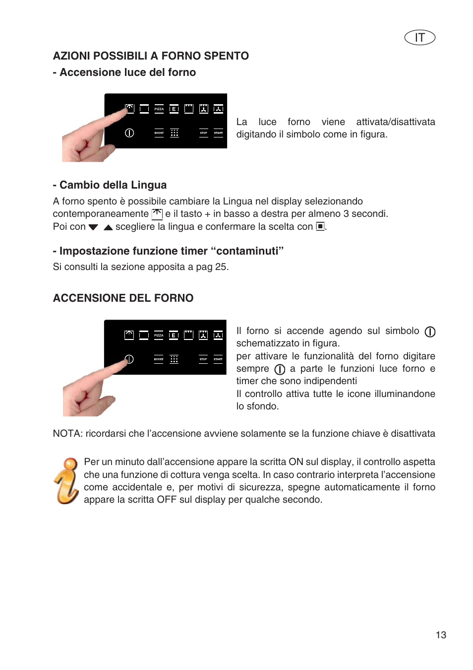 Fulgor Milano SPO 6213 User Manual | Page 91 / 270