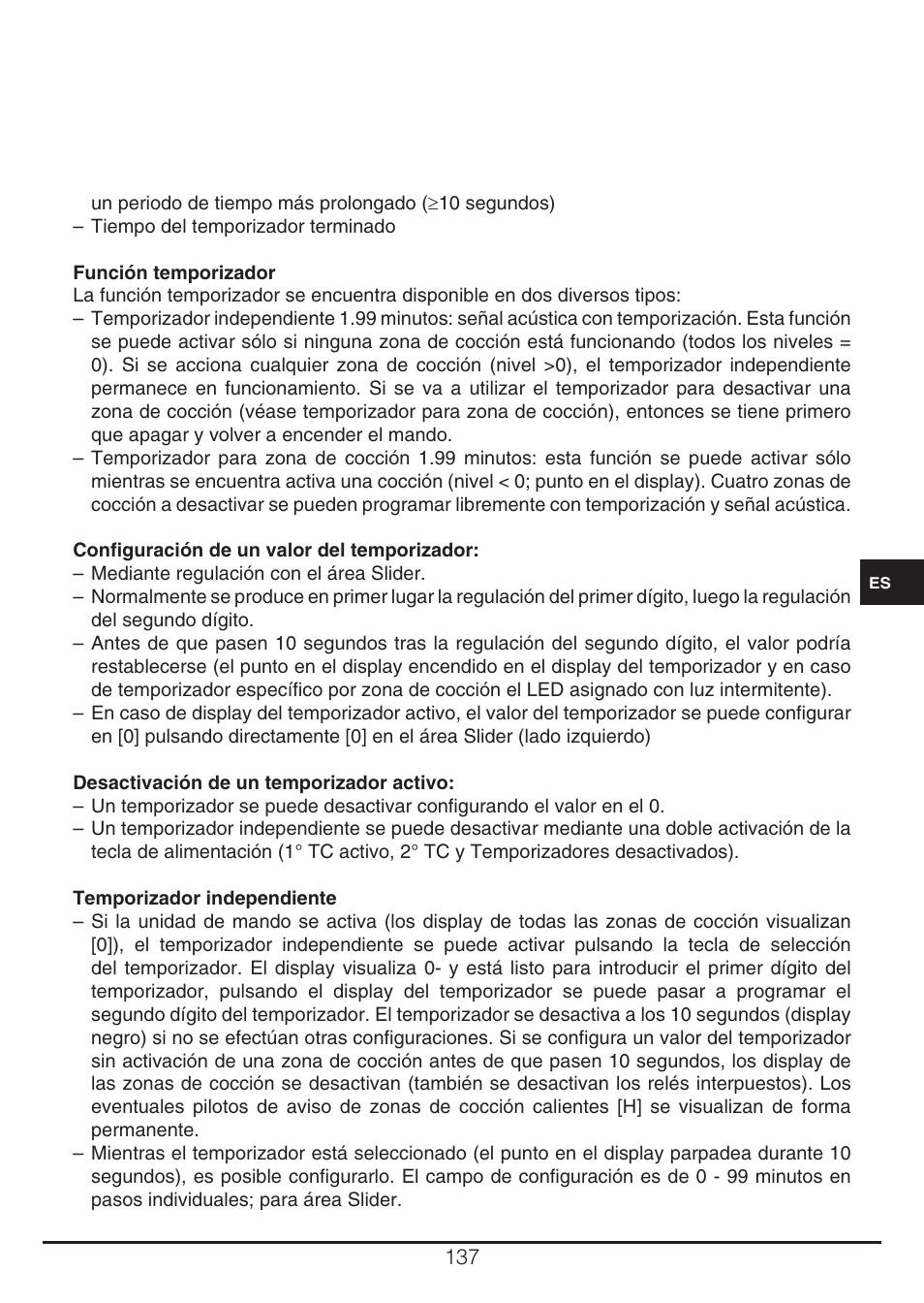 Fulgor Milano CH 905 ID TS G DWK User Manual | Page 137 / 184