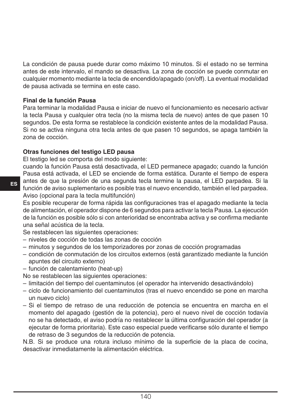 Fulgor Milano CH 905 ID TS G DWK User Manual | Page 140 / 184